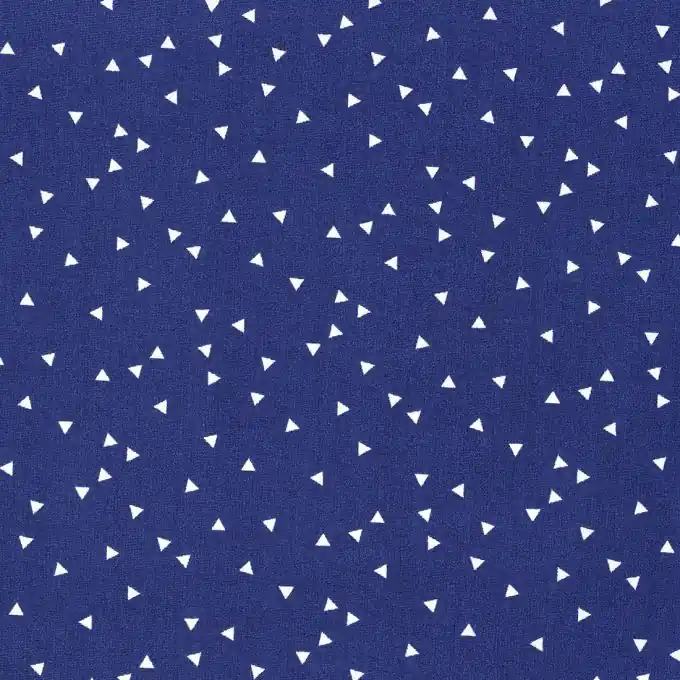 Expressversand Popeline dreiecke dunkelblau
