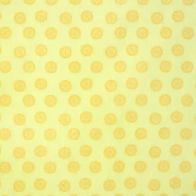 Schneller Versand Popeline Baumwolle Zitrone gelb