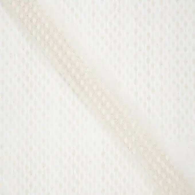 Neuheit Stoff mit weißem Tupfenmuster und Netzstruktur