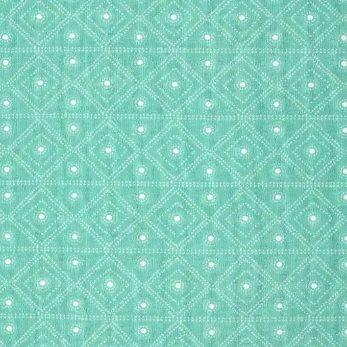 Strickstoff geomuster grün Abverkauf