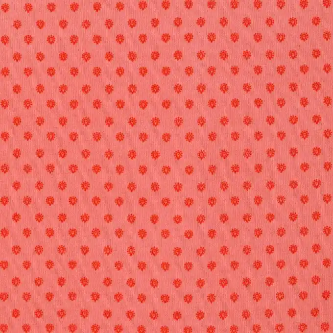 Super-Preis Strickstoff rot Micro-Tropfen