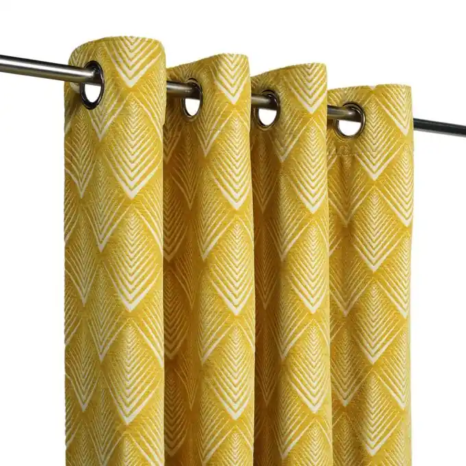 Aktuell Samtvorhang Gelb 140×240 cm