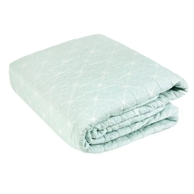 Origami Boutis Grün 230×250 cm Bettüberwurf Markenprodukt