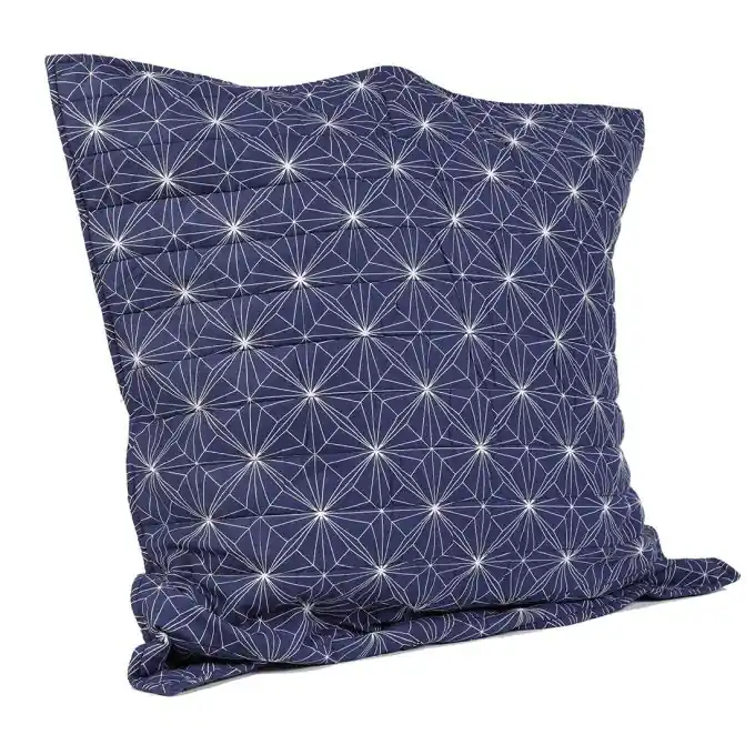 Sichere Zahlung Origami Kissenbezug 65×65 cm Marineblau