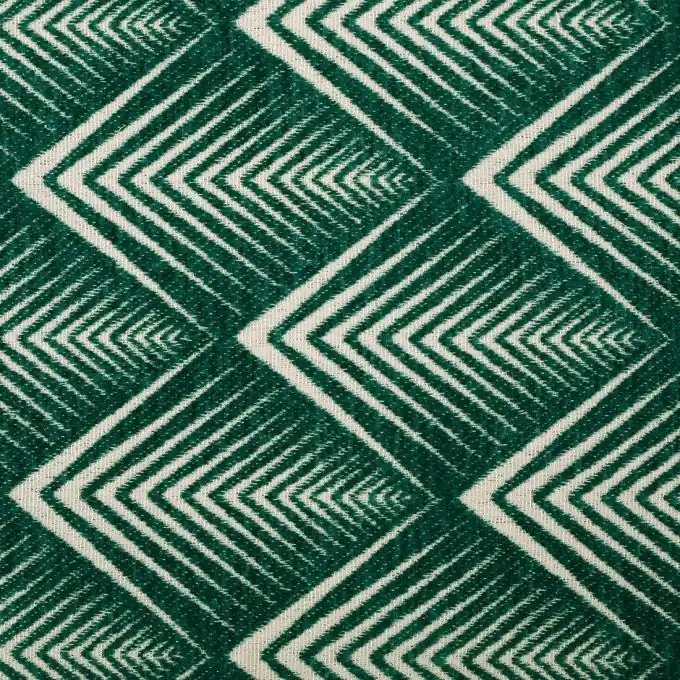 Letzte Chance Samtstoff Rautenmuster grün