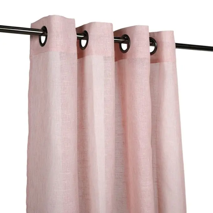 Vorhang-Gardine Enzo puderrosa 140 x 240 cm Exklusiv