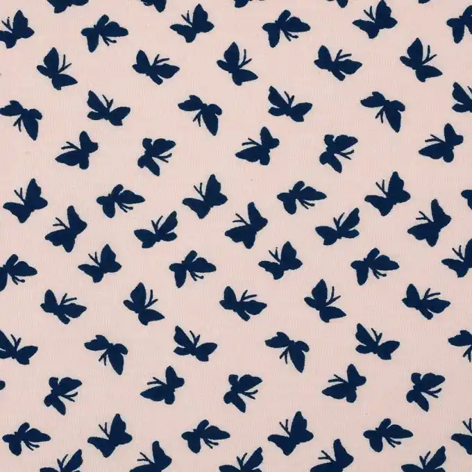 Popeline Schmetterlinge rosa Nur Für Kurze Zeit