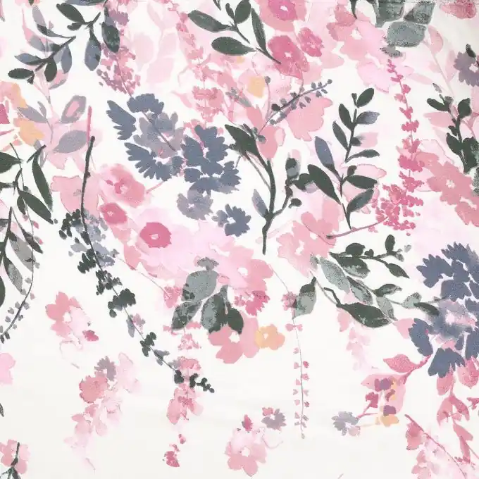 Versand Am Gleichen Tag Blumen Crêpe Stoff 140 cm Breite