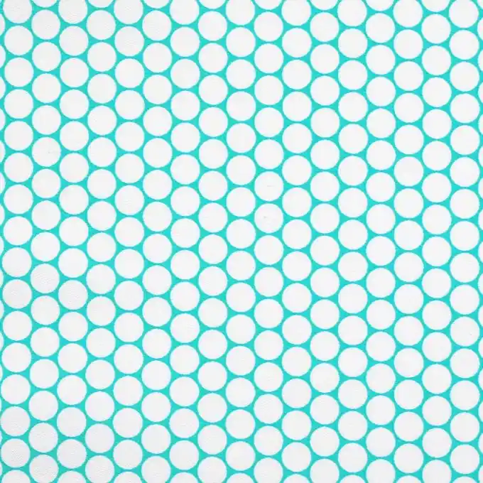 Premium Baumwollsatin, gemustert Neonblau