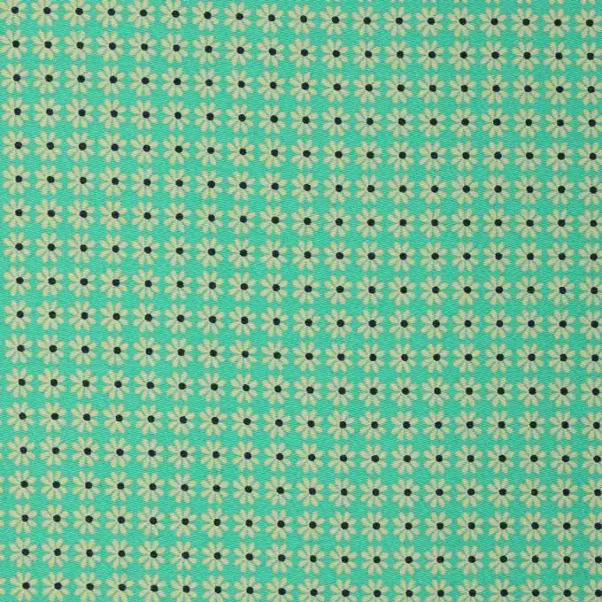 Satin Baumwolle Blumen grün Nur Für Kurze Zeit