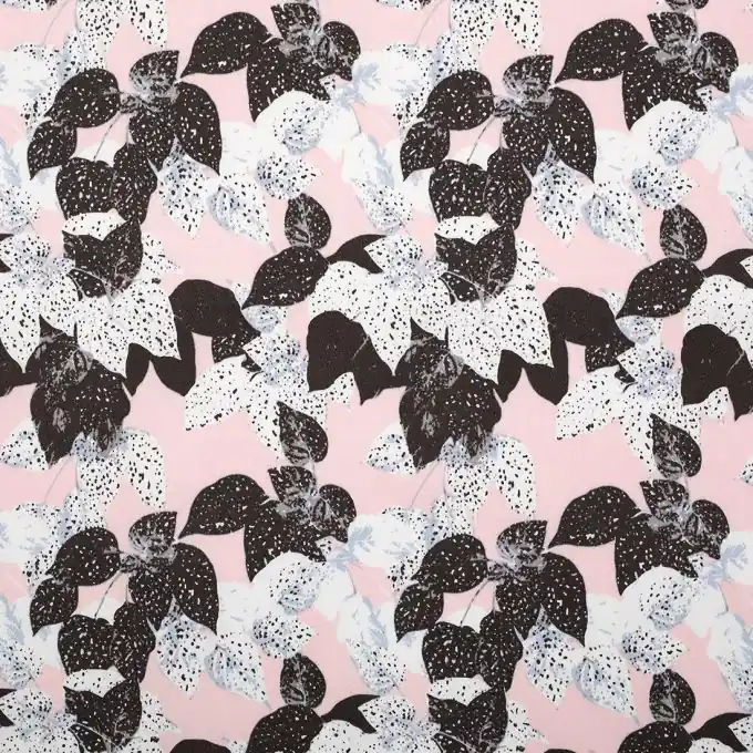 Ab Werk Baumwollsatin-Stoff mit Blumenmuster