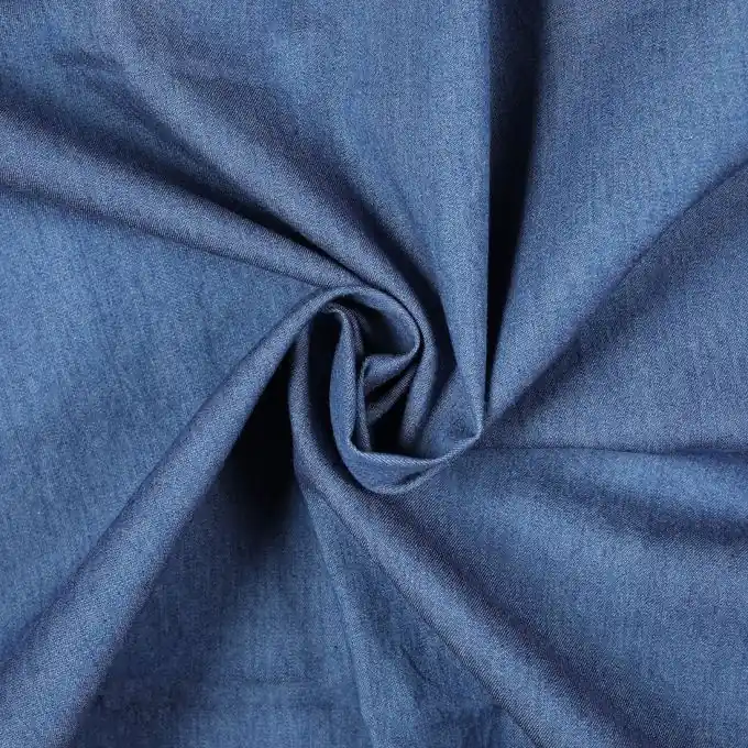 Kostenfreie Lieferung Denimstoff für Hemd hellblau