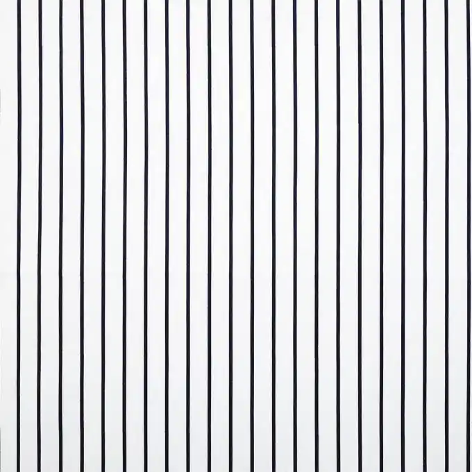 Wochenendangebot Satin Baumwolle Streifen blau weiss