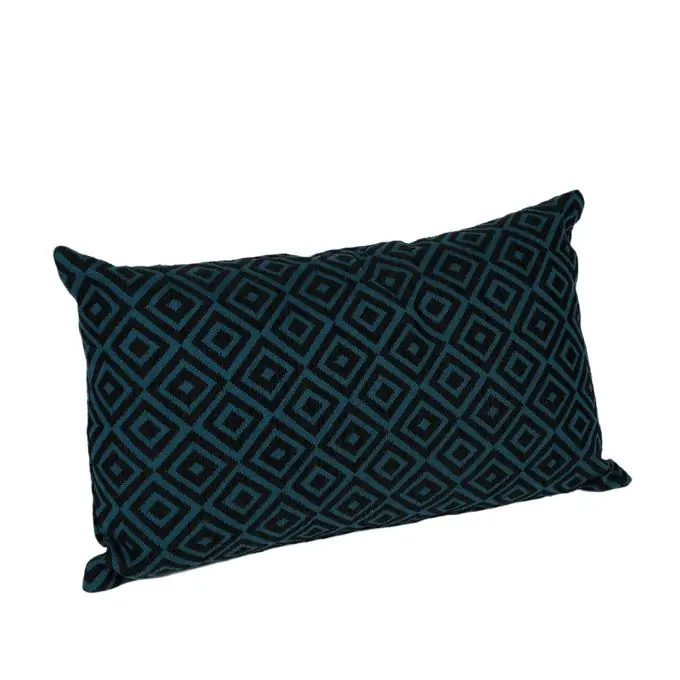 Kostenloser Versand Kissen Rechteckig schwarz entenblau