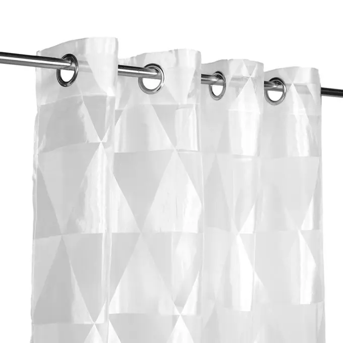 Vorhang 140 x 240 cm Dreiecker weiss Bestpreis