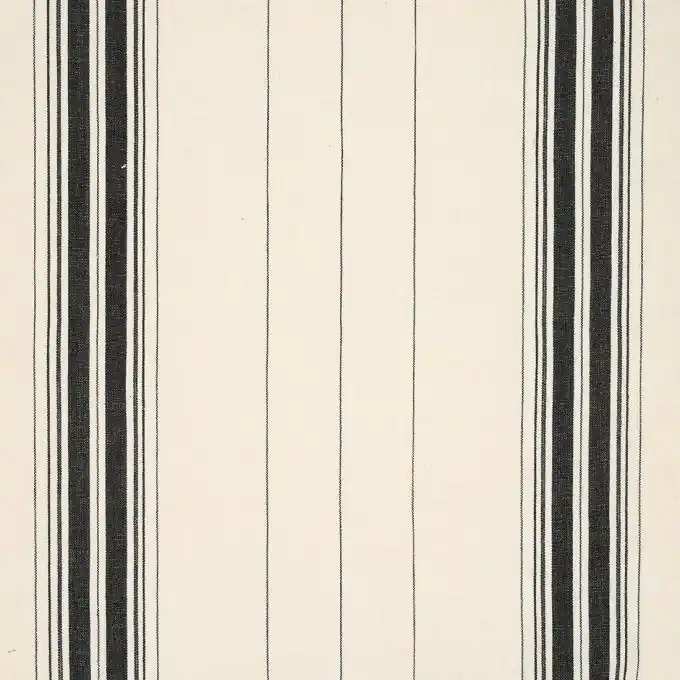 Günstig Geschirrtuch Stoff Baumwolle Streifen schwarz