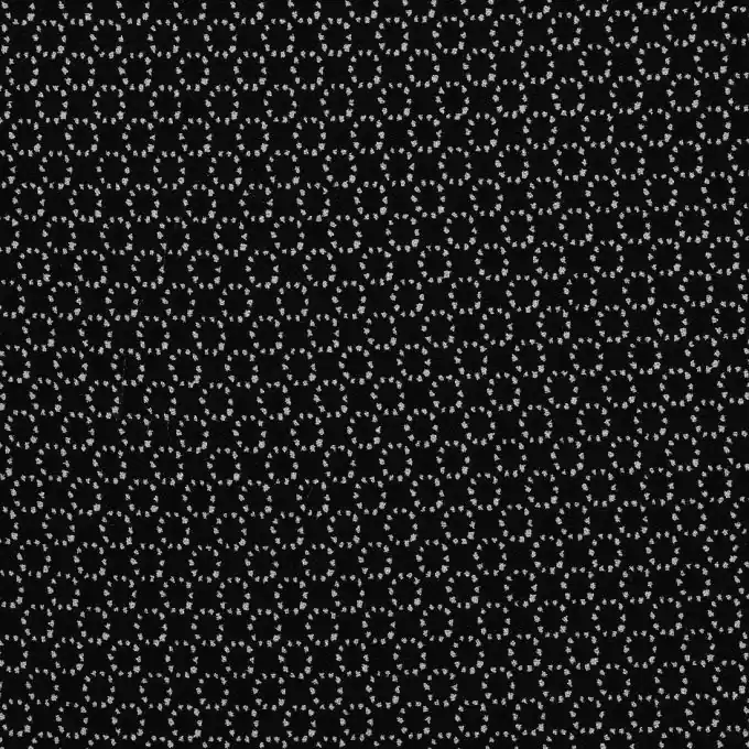 Finale Aktion Crepestoff Schwarz Kreis