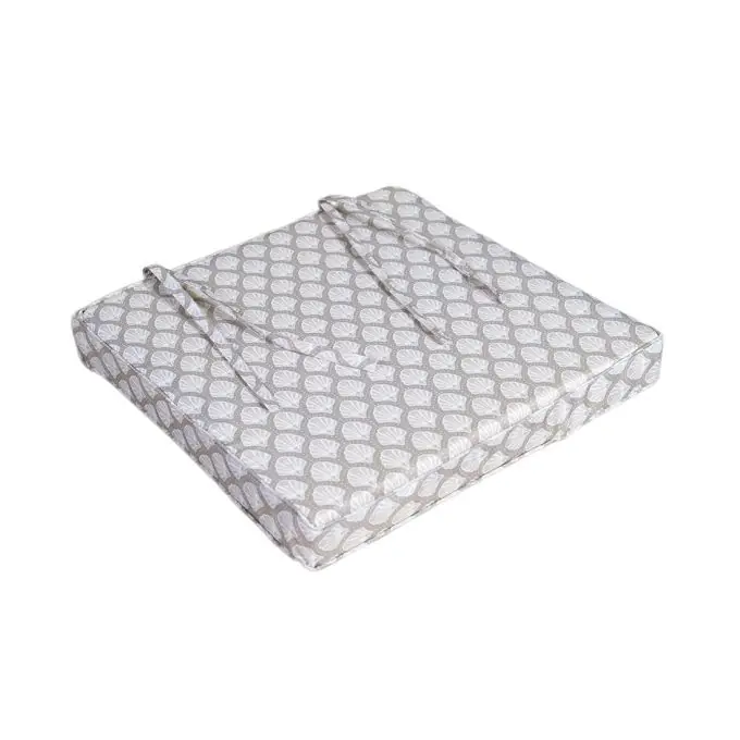 Bestpreis Wasserdichtes Stuhlkissen Schuppenmuster taupe