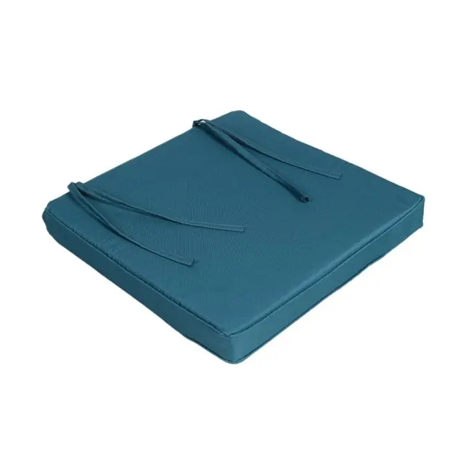 Wasserfeste Stuhlkissen 40×40 cm Blau Canard Expressversand