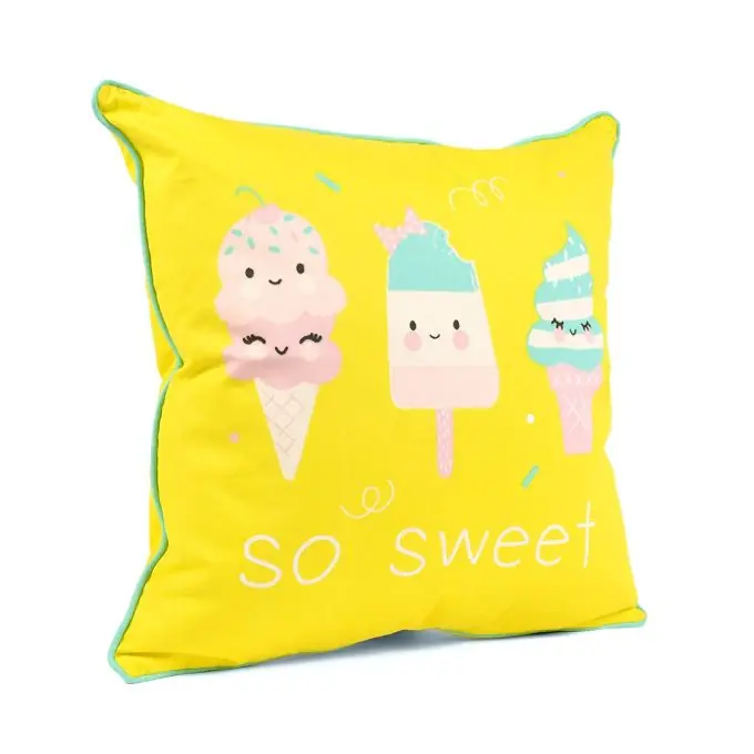 Kissen Eis gelb Letzte Chance