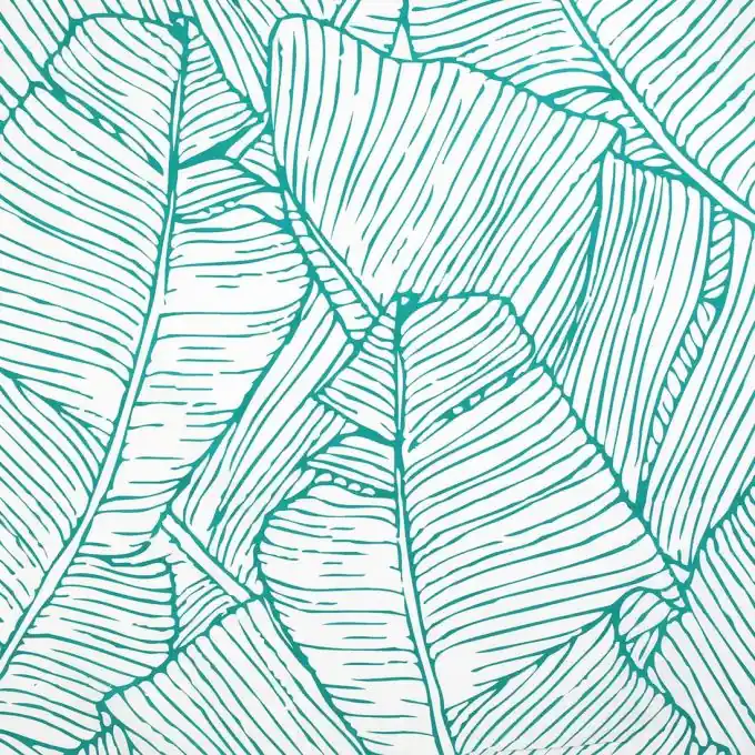 Lakenstoff grüne Blätter Jetzt Zugreifen