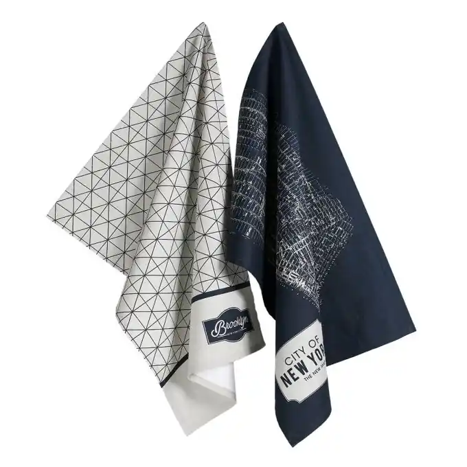 Set aus 2 Geschirrtücher New York 50x70cm Jetzt Kaufen