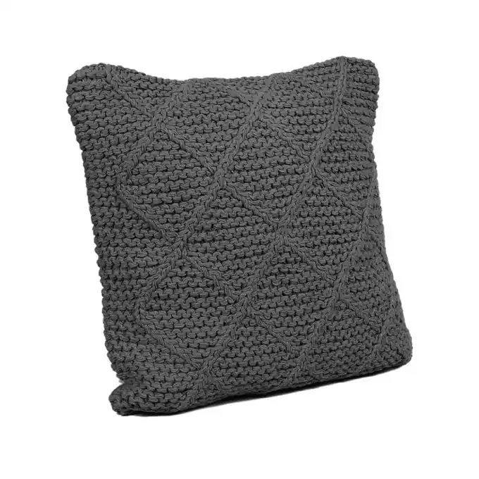 Kissen Strickware grau Meistverkauft