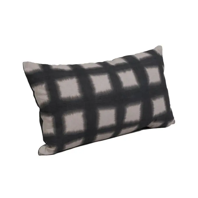 Sonderaktion Kissen Karos schwarz grau