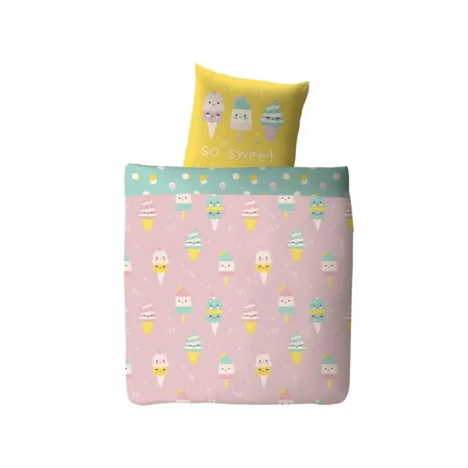 Preisreduziert Bettwäsche-Set Kinder Ice Cream