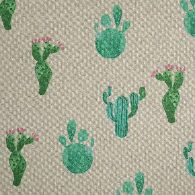 Dicker Baumwollstoff Kaktus Hochwertig