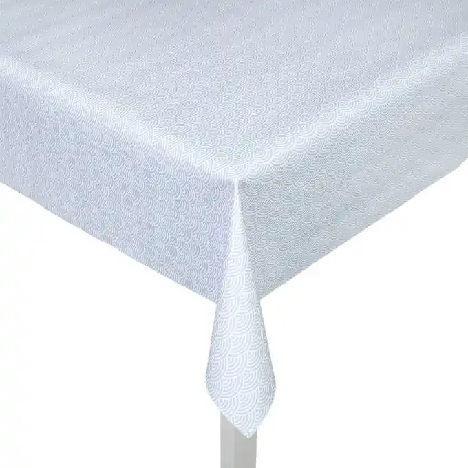 Hellblaues Wachstuch mit Schuppen-Effekt Top-Seller