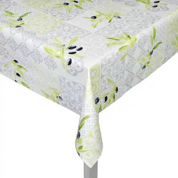 Wachstuch weiß Oliven Must-Have