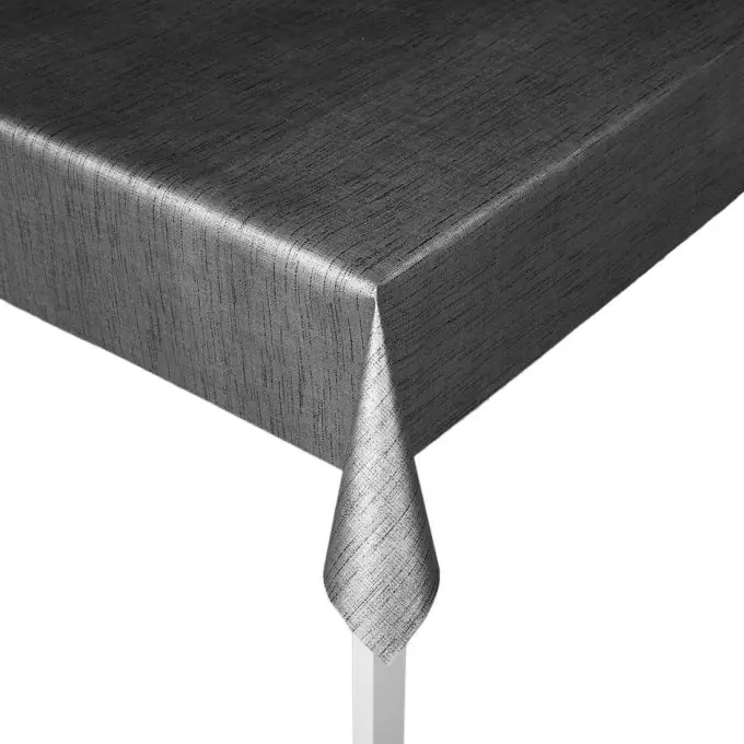 Wachstuch grau.schwarz Super-Preis