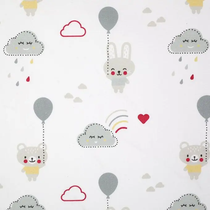 Baumwollstoff Tiere Wolke Nur Für Kurze Zeit
