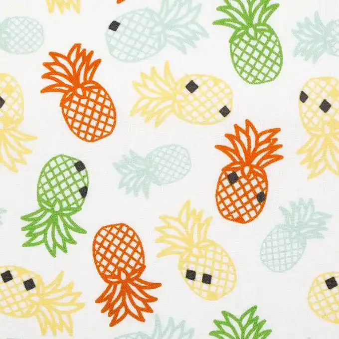 Baumwollstoff bunte Ananas Billig