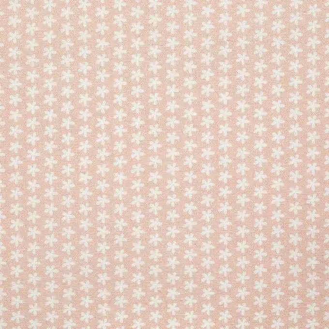 Premium Geblümter Baumwollstoff Rosa