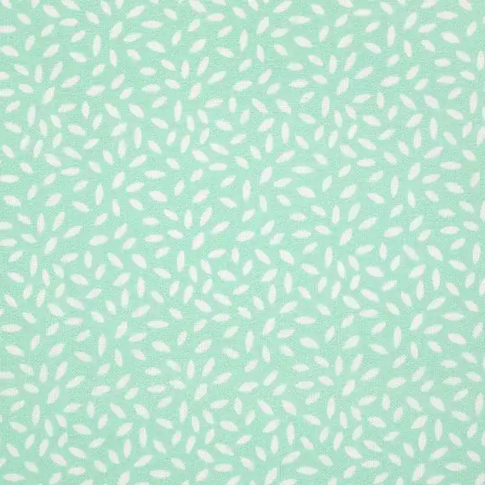 Baumwollstoff Reiskorn Mintgrün Highlight