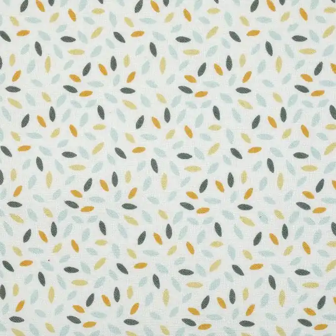 Günstig Baumwollstoff Blau/Gelb