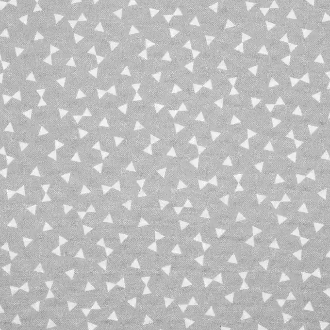 Baumwollstoff grau Dreieck Angebot