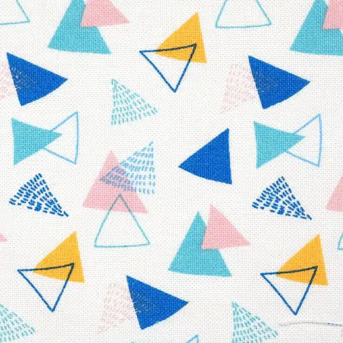 Top-Preis Dicker Baumwollstoff geometrisch bunt