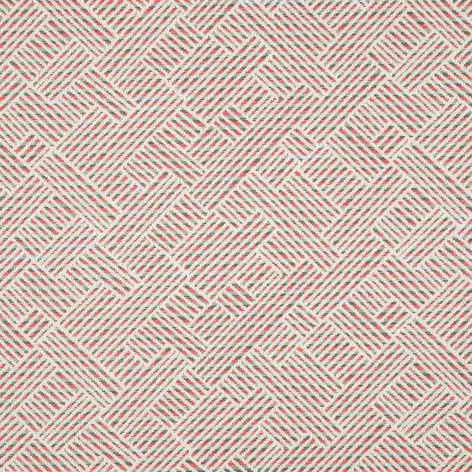 Markenprodukt Jacquardstoff Rosa Geomuster