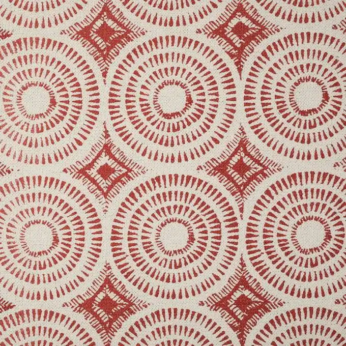 Kostenloser Versand Baumwollstoff mit rundem rotem Ziegelstein geflochten