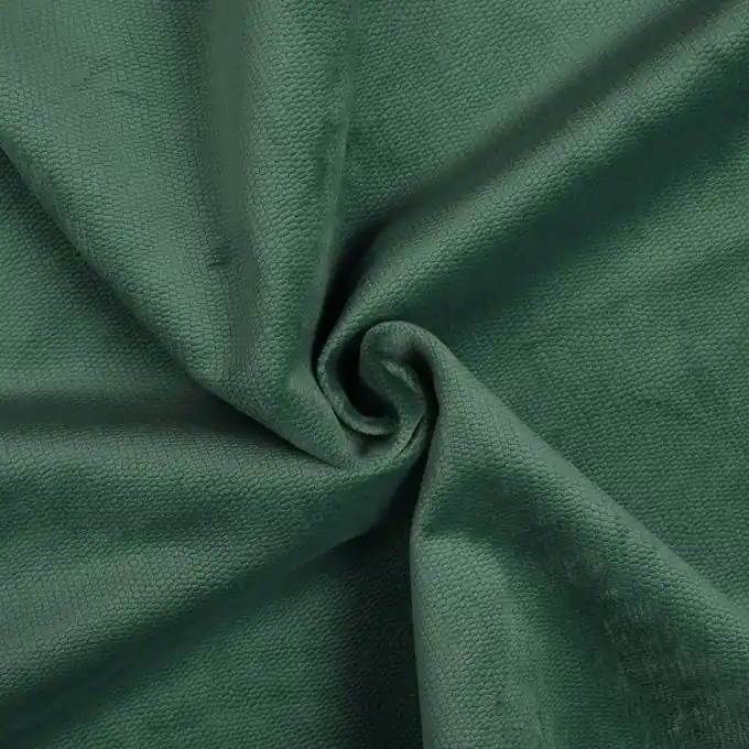 Limited Edition Decker-Samtstoff in Grün