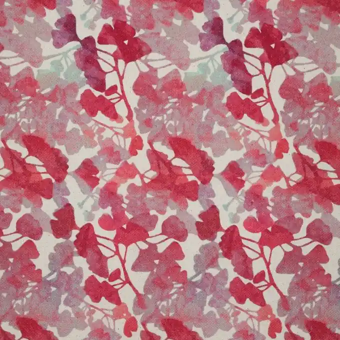 Dicker rosa Hubson-Baumwollstoff in Aquarell-Look Heißes Angebot