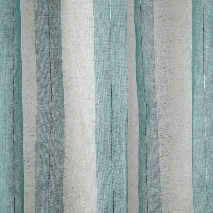 Wochenendangebot Voile-Stoff blaue Streifen Rousillon extra breit