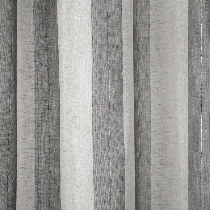 Großhandel Voile-Stoff graue Streifen Rousillon extra breit