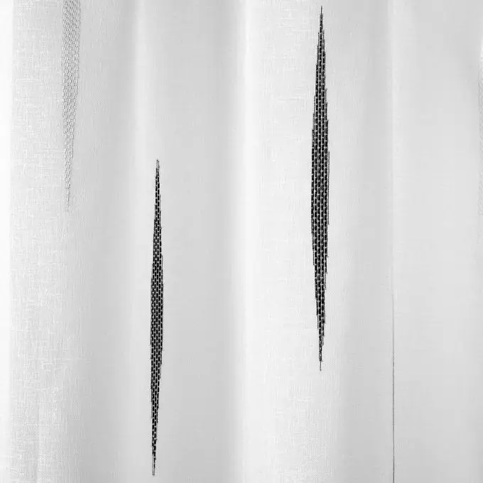 Limited Edition Segeltuch mit schwarzen und grauen Streifen