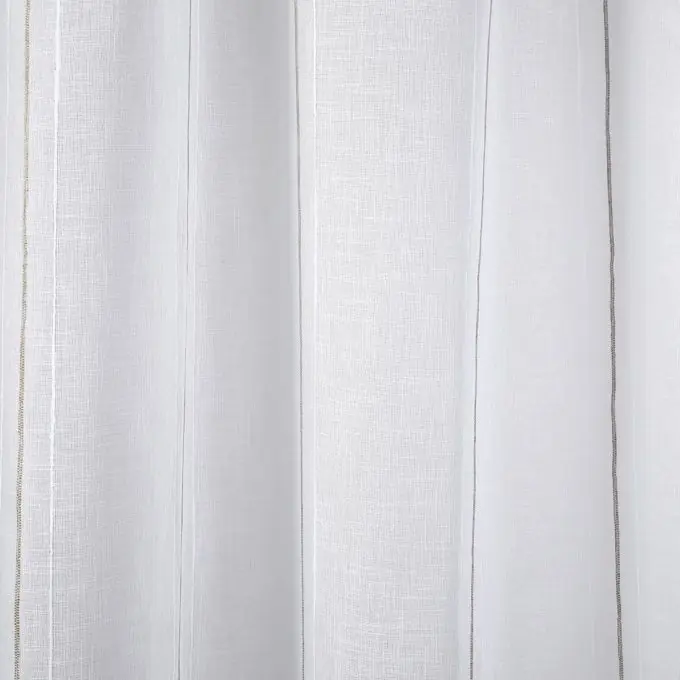 Stoff mit feinen beige Linien. Limited Edition