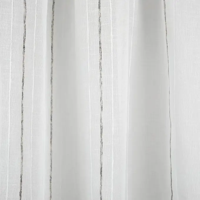 Stoff mit feinen schwarzen Linien. Geld-Zurück-Garantie