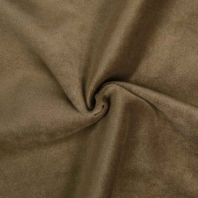 Dicker Samtstoff braun Großhandel